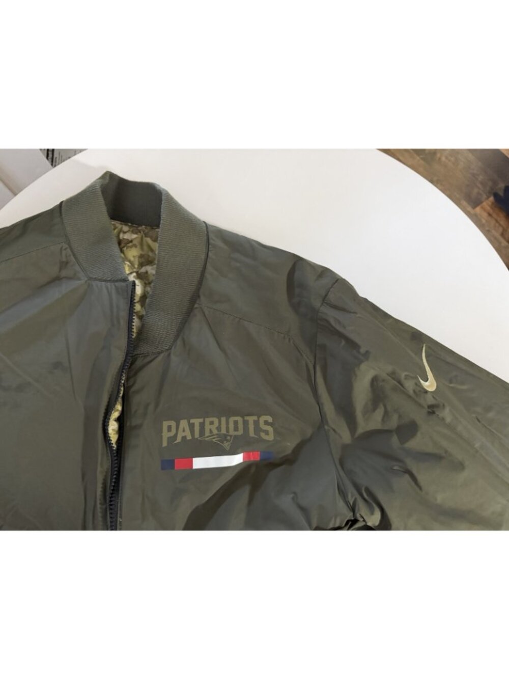 AUTHENTIC Nike New England Patriots Salute to Service Reversible Jacket Men's XL - Picture 5 of 8